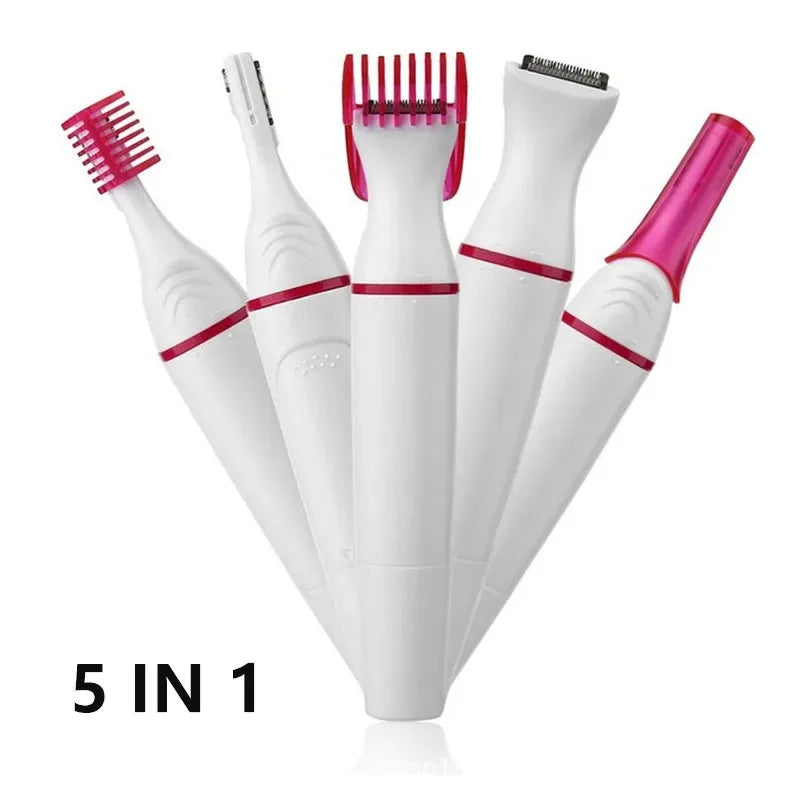 Navalha elétrica feminina-metal elétrico usb, navalha depiladora feminina, barbeador de folha com lâmina de aço inoxidável, carregamento usb,