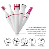 Navalha elétrica feminina-metal elétrico usb, navalha depiladora feminina, barbeador de folha com lâmina de aço inoxidável, carregamento usb,