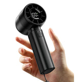 ColdSky Ventilador portátil portátil 4000mAh Bateria operado com display LED Ventilador pequeno pessoal portátil Mini ventilador de 5 velocidades para viagens