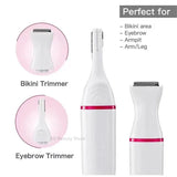 Navalha elétrica feminina-metal elétrico usb, navalha depiladora feminina, barbeador de folha com lâmina de aço inoxidável, carregamento usb,