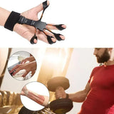 Treinador de dedo de silicone 5 dedo, recuperação de força de dedo flexão e extensão veia trainer