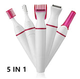 Navalha elétrica feminina-metal elétrico usb, navalha depiladora feminina, barbeador de folha com lâmina de aço inoxidável, carregamento usb,